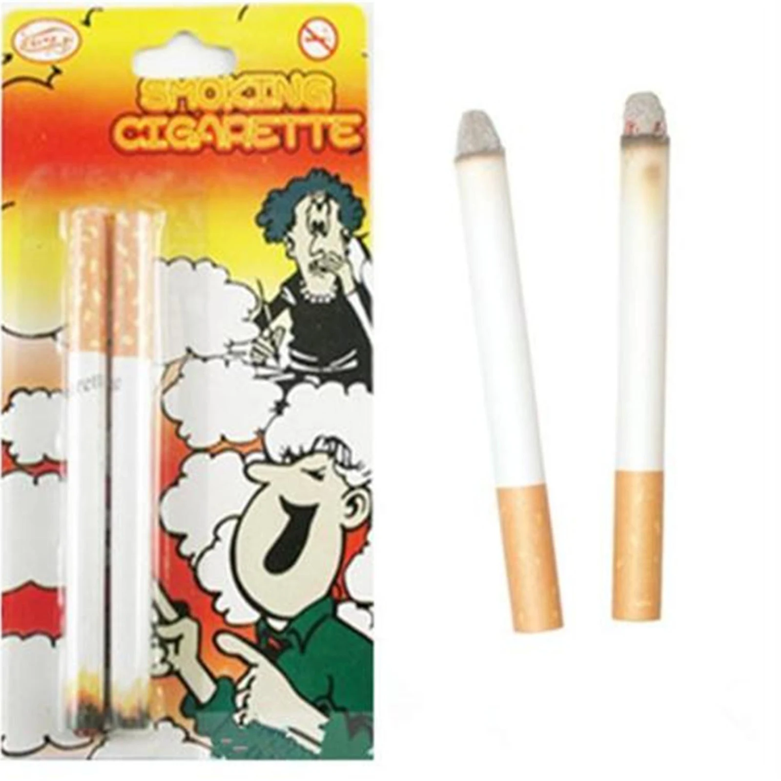Joke Prank Magic Novelty Trick Fake Cigarettes 2/24/60pcs Fags Smoke Effect Simulation Cigarettes Realistic Looking