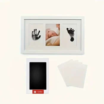 Set di 1 Tampone per Impronte di Mani e Piedi per Bambini, Sicuro e Non Tossico, Senza Contatto con la Pelle, Kit per Impronte di Zampe di Cani e Gatti, Souvenir e Regali