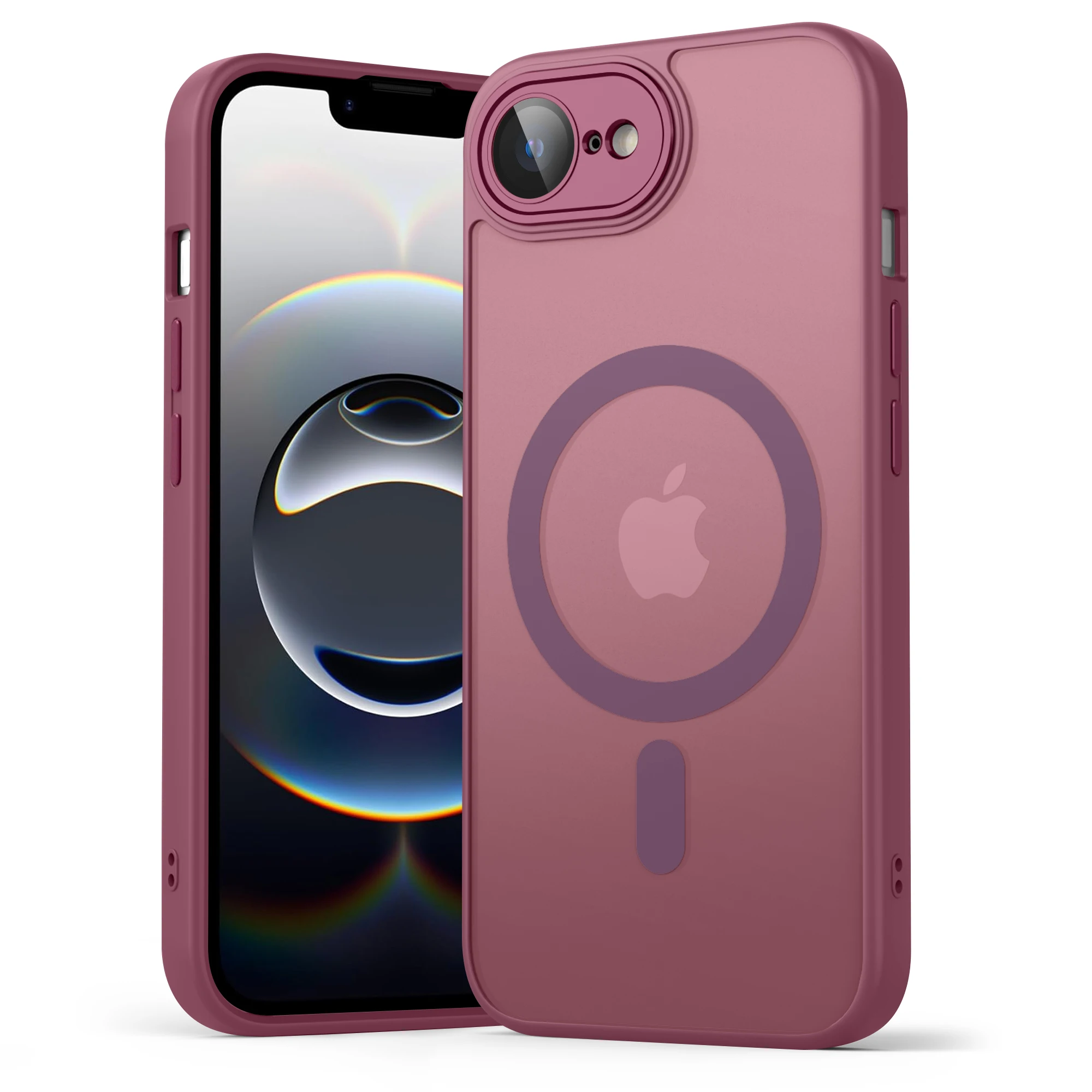 ตัวเลือกสินค้า เคสแม่เหล็กด้านหรูหรา ป้องกันกระแทก ชาร์จไร้สาย iPhone 16e/17e
