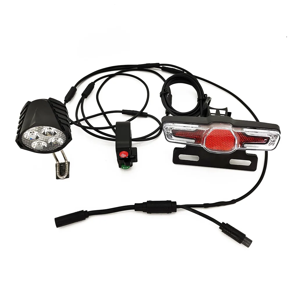 Ghulumn Per BBS01 BBS02 Bici Elettrica 24V/36V/48V Anteriore Posteriore Indicatore di Direzione Luce Freno Kit di Conversione Ebike,A