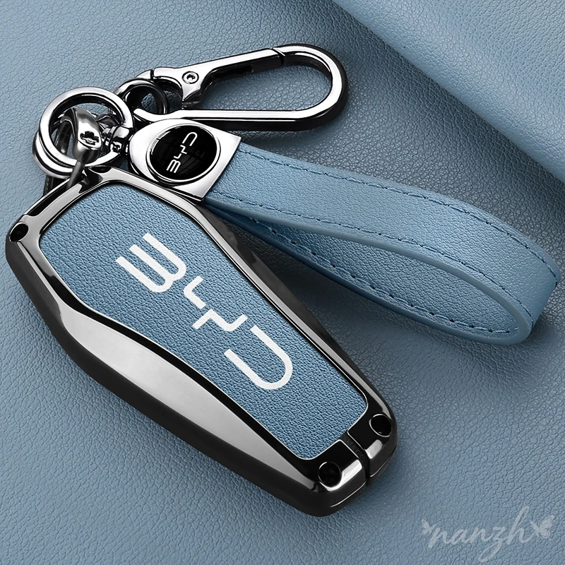 BYD 송 플러스 아토 3 한 EV 당 DM 친 씰 돌핀 액세서리용 자동차 리모컨 키체인 보호 키 케이스 풀 커버