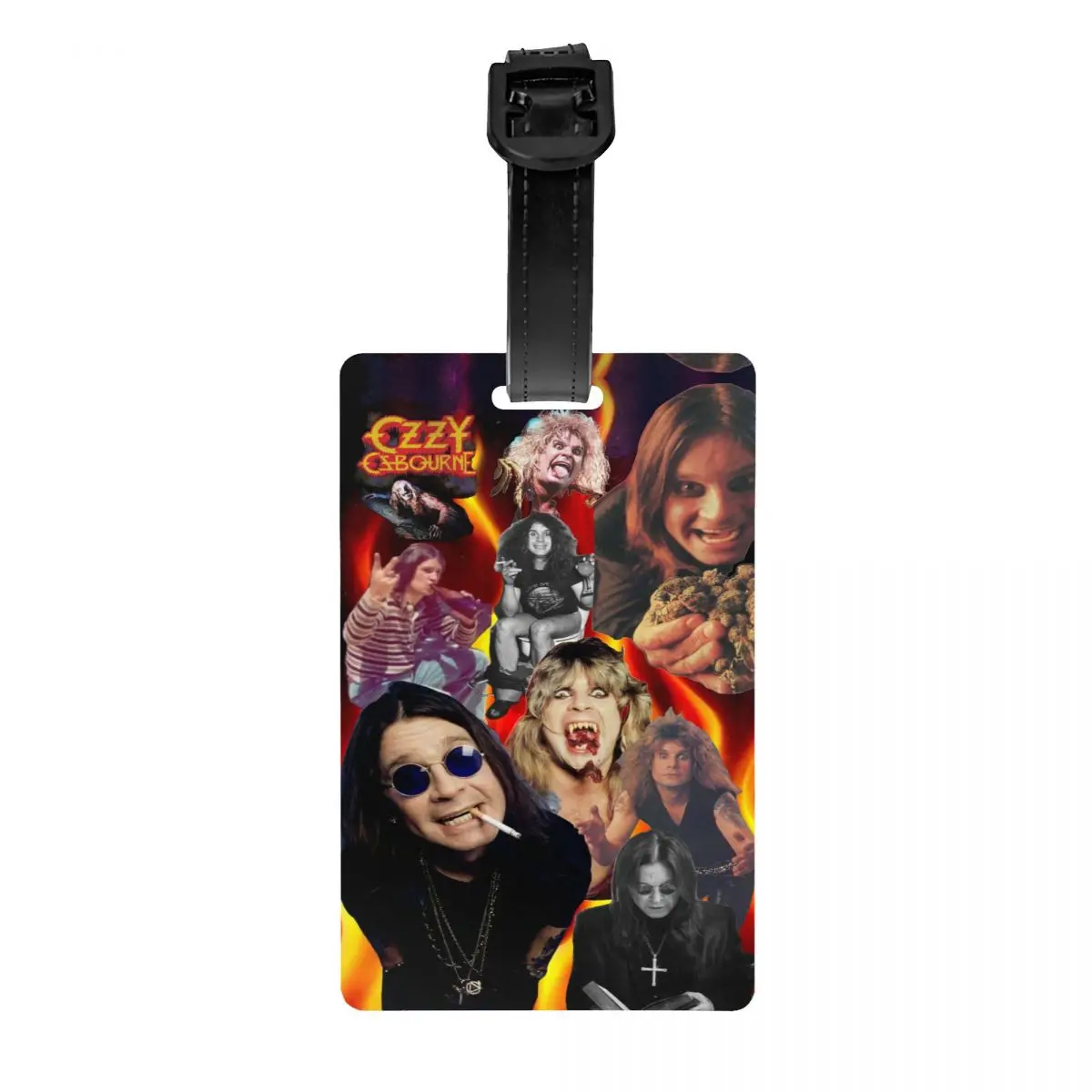 

Жетоны для багажа из тяжелого металла, рок, осзи Осборн, индивидуальные Жетоны для багажа, личная Обложка, имя, удостоверение личности