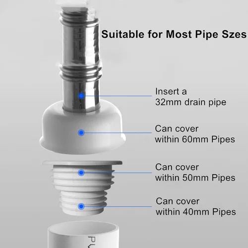 실리콘 바닥 배수 탈취제 코어, 배수 역류 방지기, 하수구 여과기 필터, 악취 방지 싱크대 바닥 배수 스토퍼, 40mm, 50mm, 75mm 4