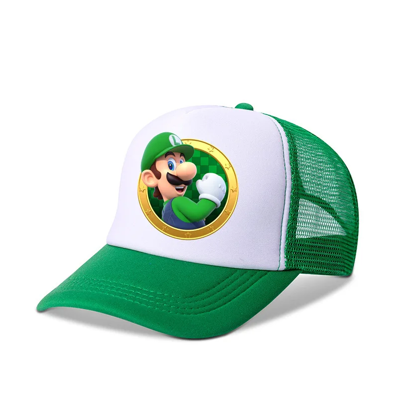 thumbnail image 1 of Gorra de Super Mario Bros, Luigi, Princesa Peach, figuras de juegos de anime para niños, gorra de béisbol, disfraz de Mario, sombrilla, sombrero con letras, regalo para niños, 1 of 5