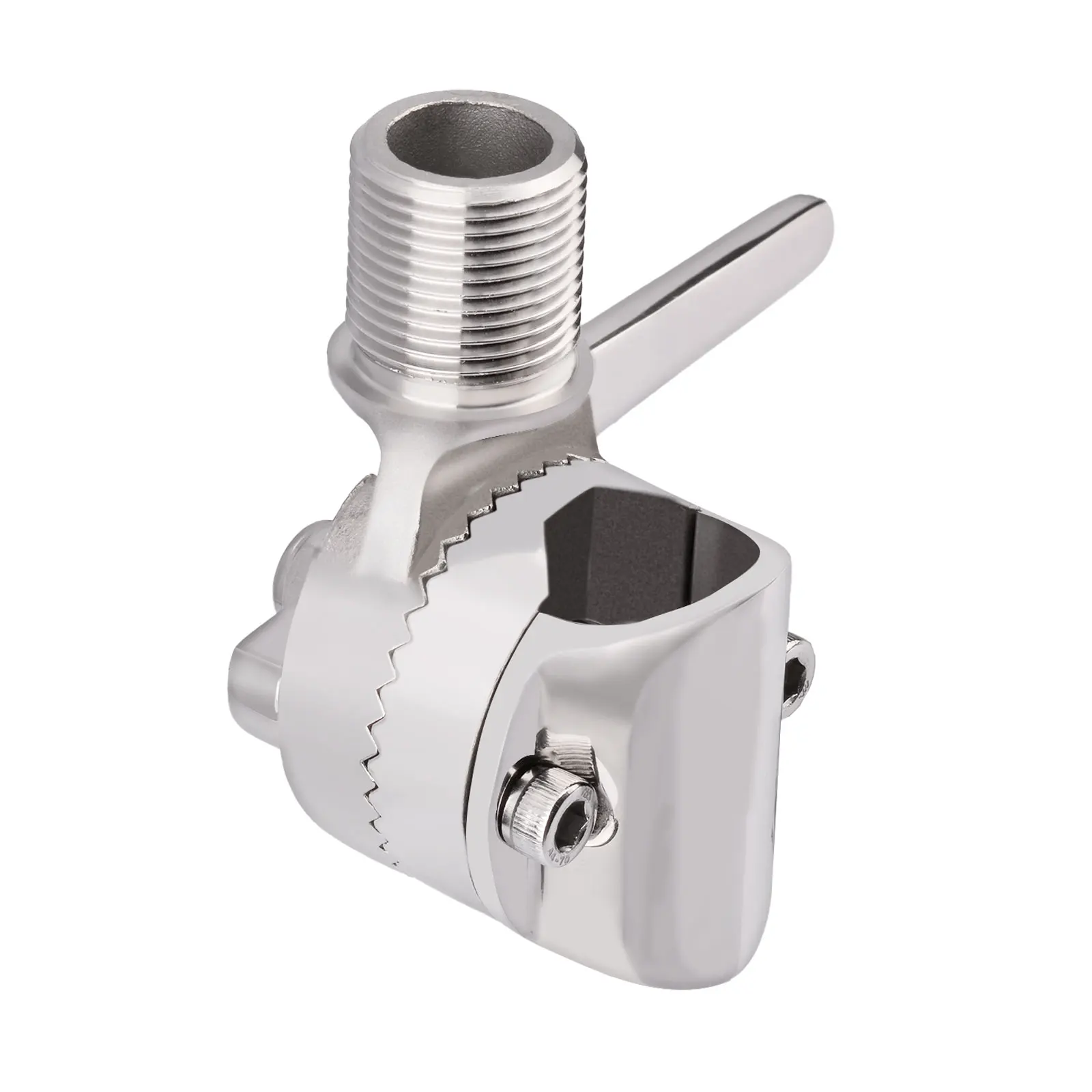 Stainless Steel Adjustable Antenna Mount for RV and Marine