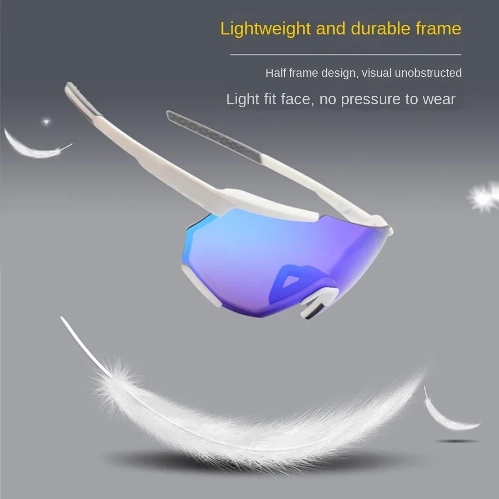 

100 Percent Cycling Sunglasses Women Man Photochromic Cycling Glasses TR90 Sport Glasses Prescription Lens Fishing Glasses UV400