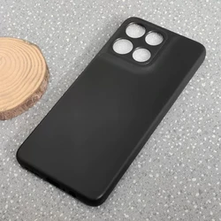 Premium Soft Silicone Slim Phone Case Cover for Edge 60 Pro 5G (Black)