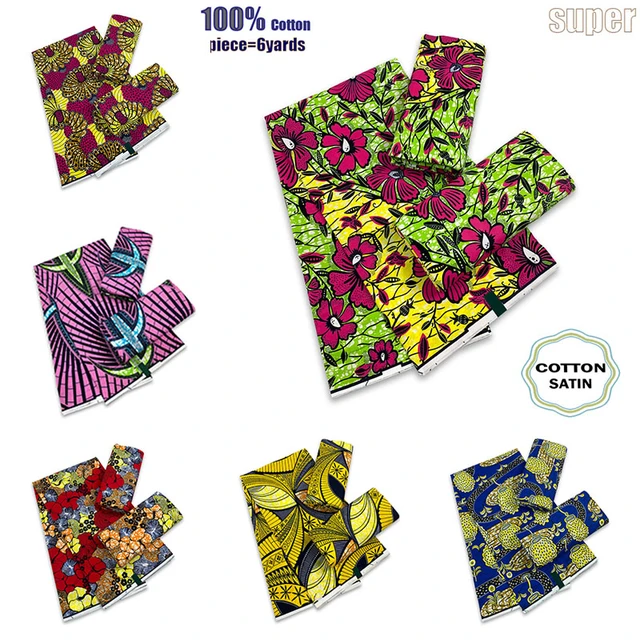 Ankara Fabric Wax African Fabric Pagne 100% Cotton High Quality African Wax  Prints Fabric 2023 Soft Wax Fabric 6yard For Dress - Fabric - AliExpress