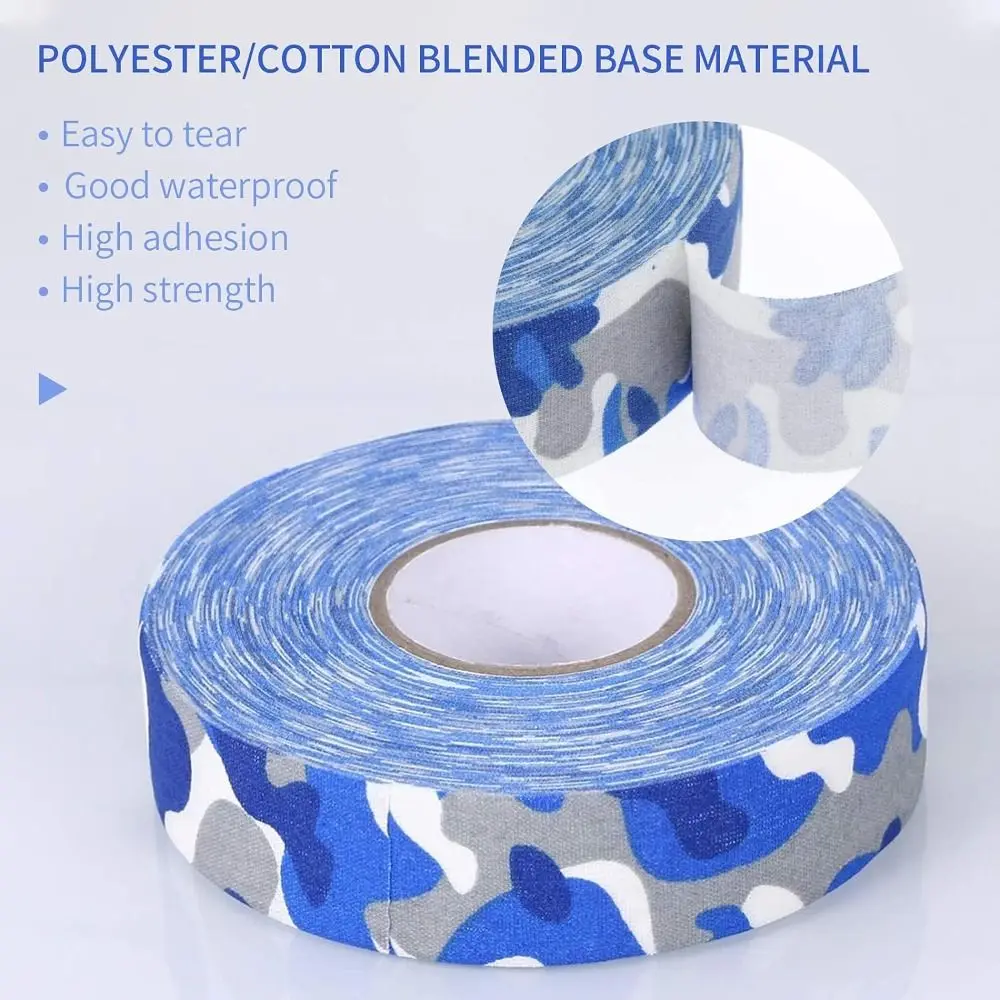 Polyester Ice Hockey Grip Tape Durable Anti-slip Wear-resistant Athletic Sport Tape 2.5cm*25m Hockey Stick hockey tape