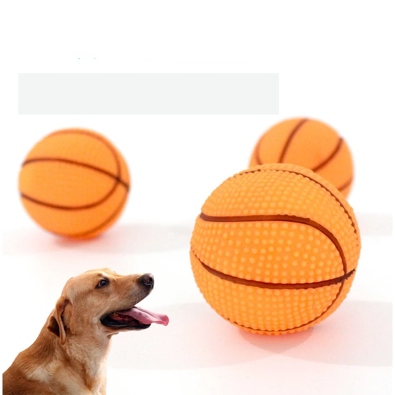 

Игрушка для домашних питомцев, шарик для собак, эмалированный маленький баскетбольный мяч, 6,5 см, тренировочные аксессуары для собак