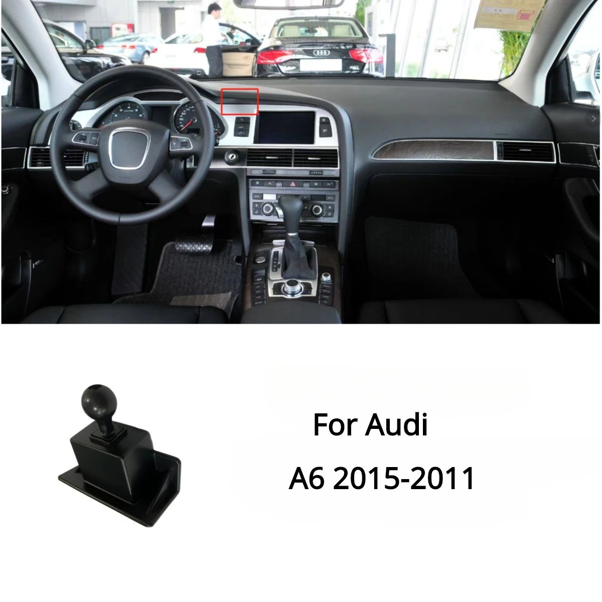 Per Audi A1 A3 A5 A6 Q3 Q4 Q5 Q7 Q8 A4L A6L A8L S4 S5 Q2L Q5L supporto per telefono per auto staffa di Base supporto per presa d'aria centrale