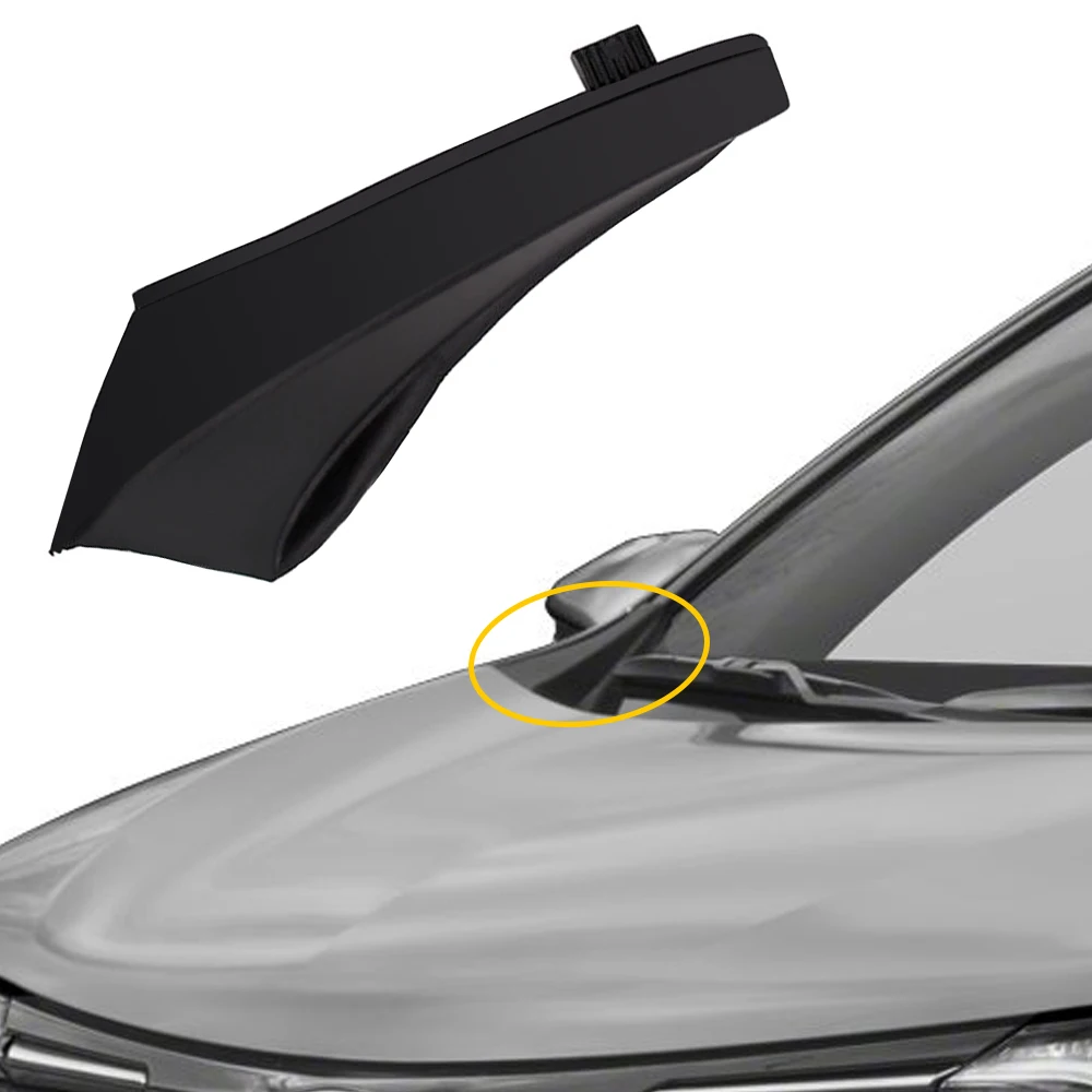 Windshield Cowl Grille Cover 1Pair Car Windshield Wiper Cowl Extension Trim Fender For Toyota RAV4 2013-2015 Exterior Parts