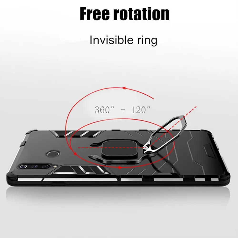 4-in-1 Armor Cover with Ring Holder