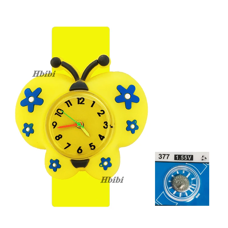 Colorful Cartoon Animal Slap Bracelet Watch for Kids - Perfect Birthday Gift