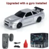 Upgrade Mini Toys Fully Proportional 1/43 RC Speed Car Gyro 4WD RTR 2.4G Radio Control Racing Drifting Car High Speed Model Gift 4