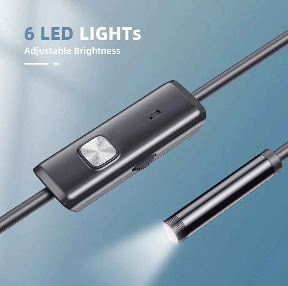 ð ī޶ USB-C  ˻ ī޶, 6 LED ,   ũ ī޶, OTG ȵ̵  PC
