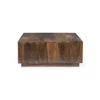 Solid Wood Coffee Table - Low Profile Design for Modern Living Spaces 4
