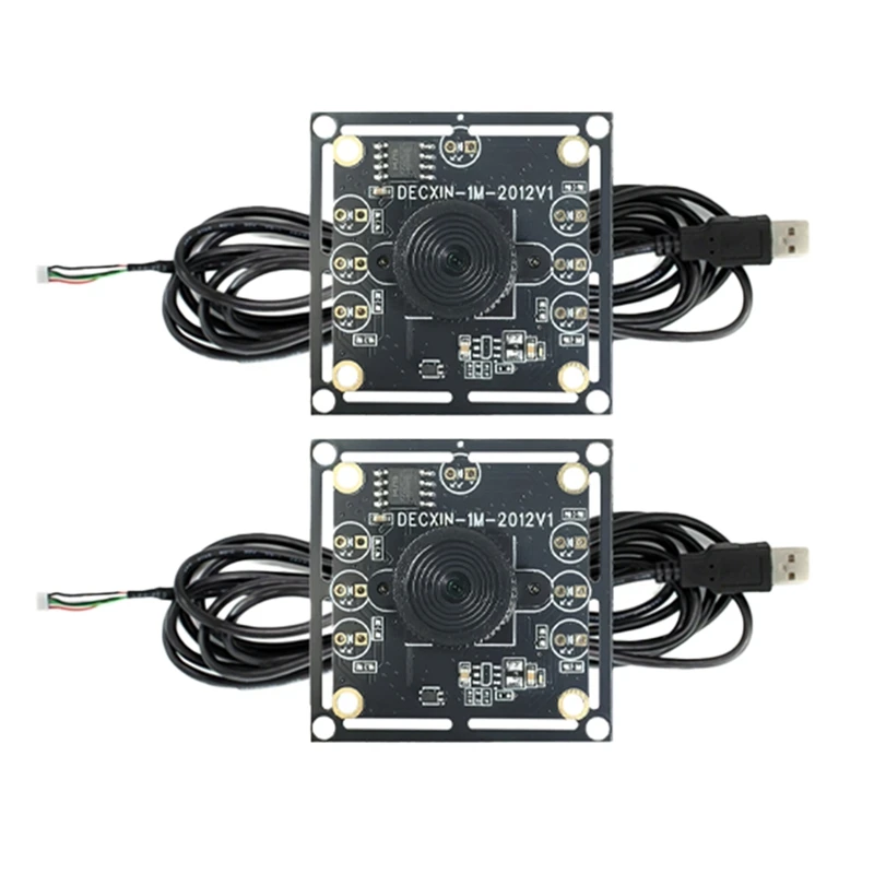 9Pcs 100 Degree Camera Module 1MP OV9732 1280X720 USB Free Driver With 2 Meter Cable