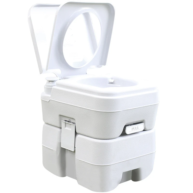 10L indoor piston pump water flush pregnant toilet outdoor camping car toilet portable mobile