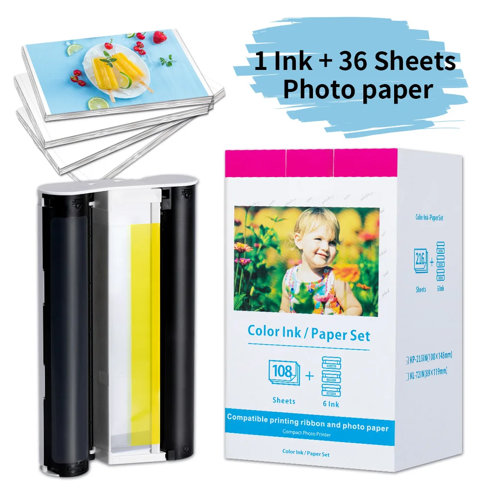 1 ink 36 paper