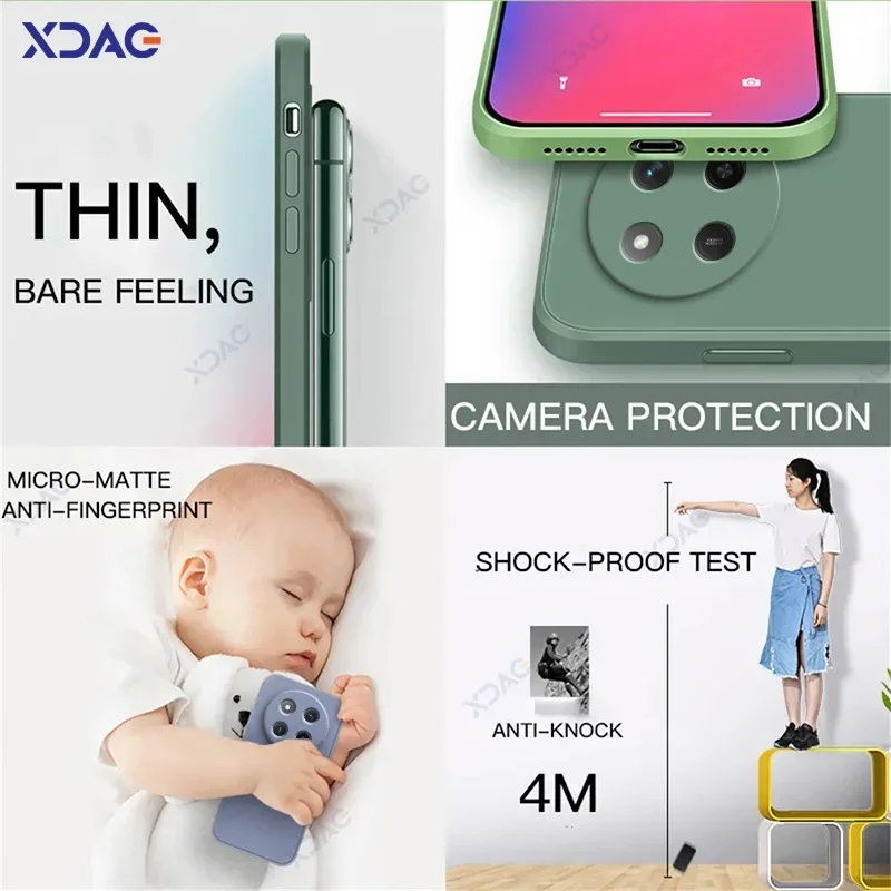 Enhanced Dual Layer Waterproof Silicone Phone Case, Luxury 360° Protection