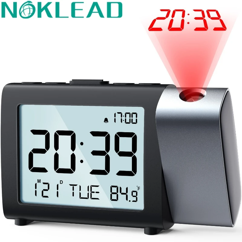 NOKLEADLEDDigitalProjectionAlarmClockTableElectronicAlarmClock