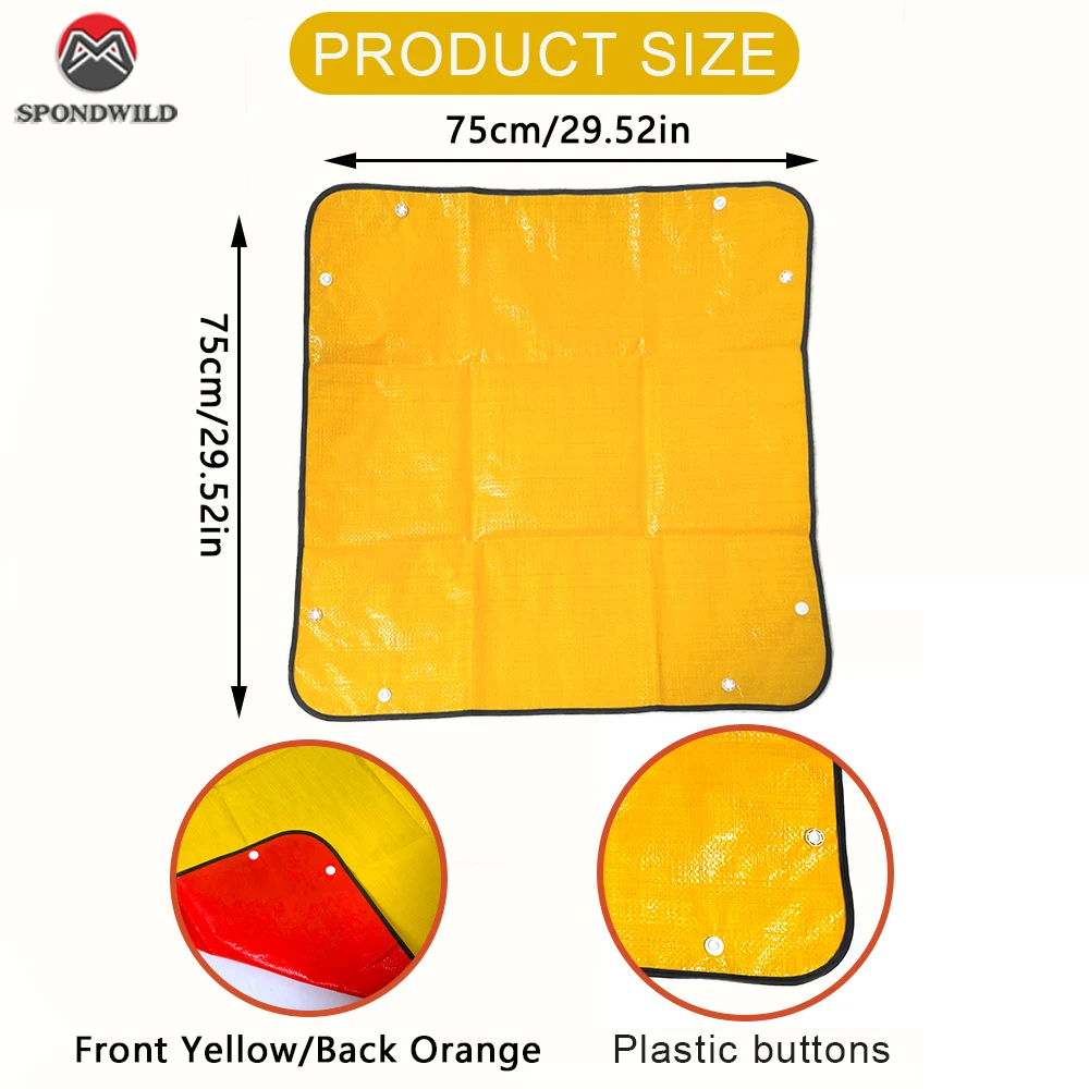 Foldable Waterproof Planting Mat Set - Reusable Gardening and Potting Pad