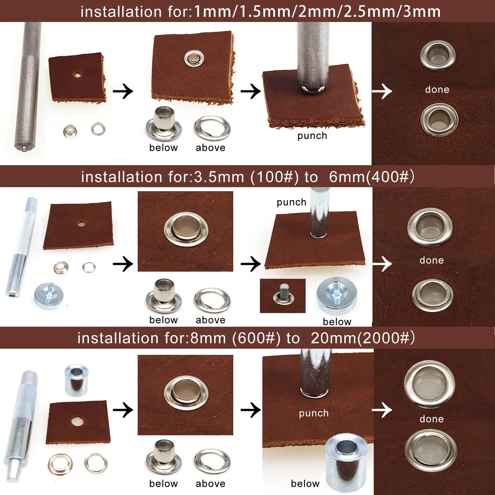 Flangiatura Strumento Di Punzonatura Asta Per 1-10mm Diametro - Foto 8