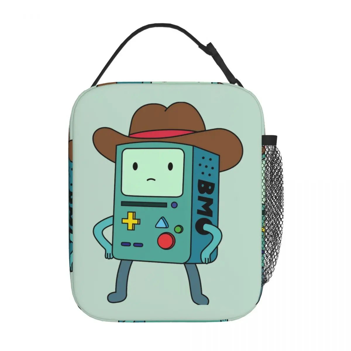 

Cartoon BMO Adventure Time Thermal Insulated Lunch Bags for Work Portable Bento Box Cooler Thermal Lunch Boxes