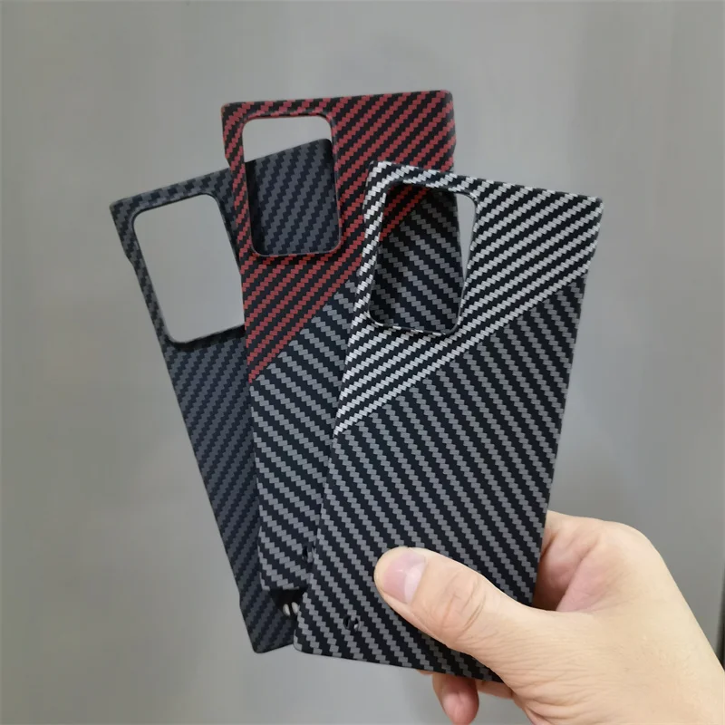 탄소 섬유 슬림 보호 후면 커버 케이스, 삼성 갤럭시 노트 20 울트라 10 프로 하드 PC, 삼성 S21 S22 울트라 s10plus 용 