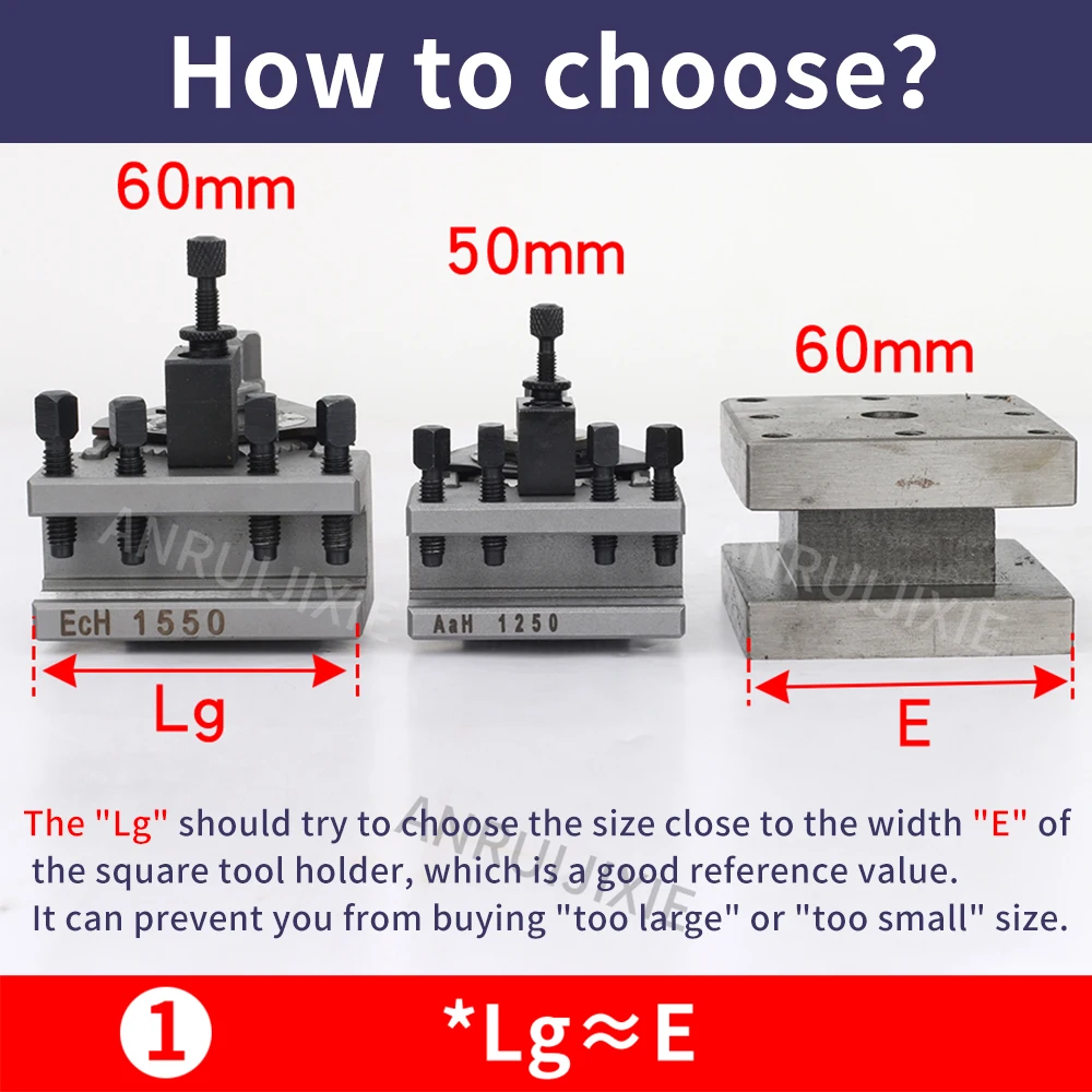 45#Steel European Style Quick Change Tool Holder Post Set 40-Position for Swing over Bed Diameter 200-400mm QCTP Turret Kit