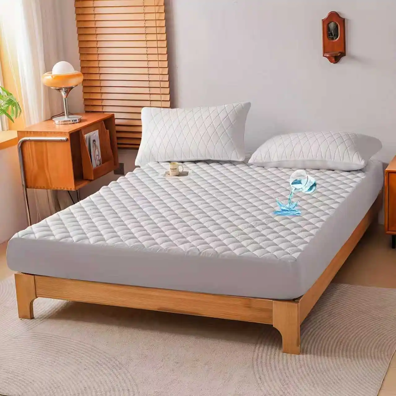 Drap-housse au design simple et épuré