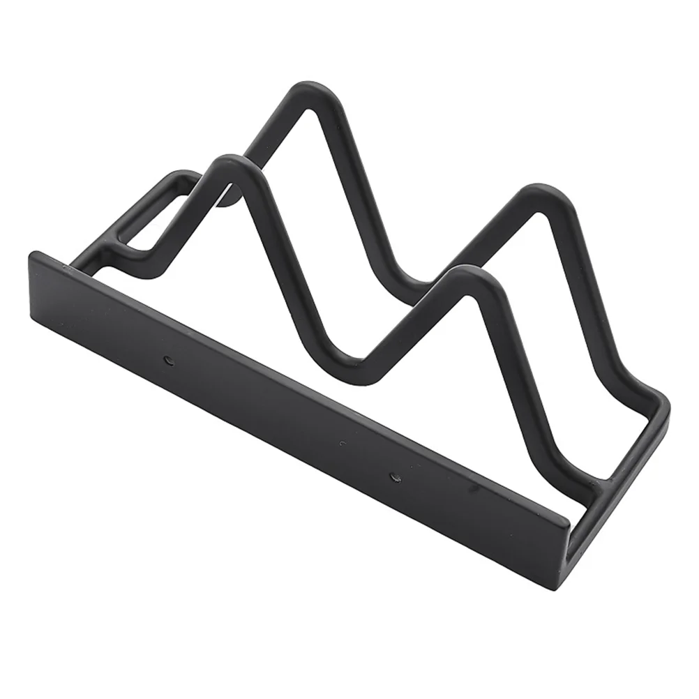 

Wall-mounted Storage Rack Cutting Board Kitchen Organizer Pot Lid Holder Multifunction Space Aluminum Cover Cooking Tool