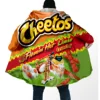 Funny Food Snack Cheetos All Over 3D Printed Thick Warm Overcoat Coat Hooded Cloak for Men Windproof Fleece Unisex Casual-3 6