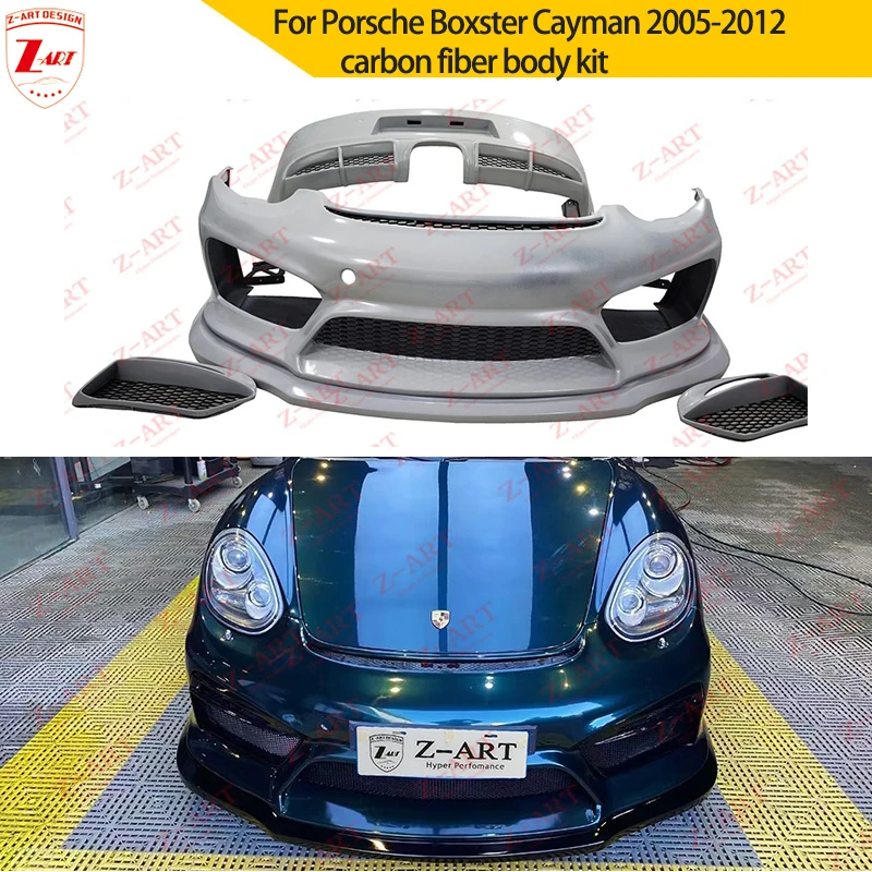 Z ART GT4 body kit for Porsche Boxster Cayman 2009 2012 retrofit body