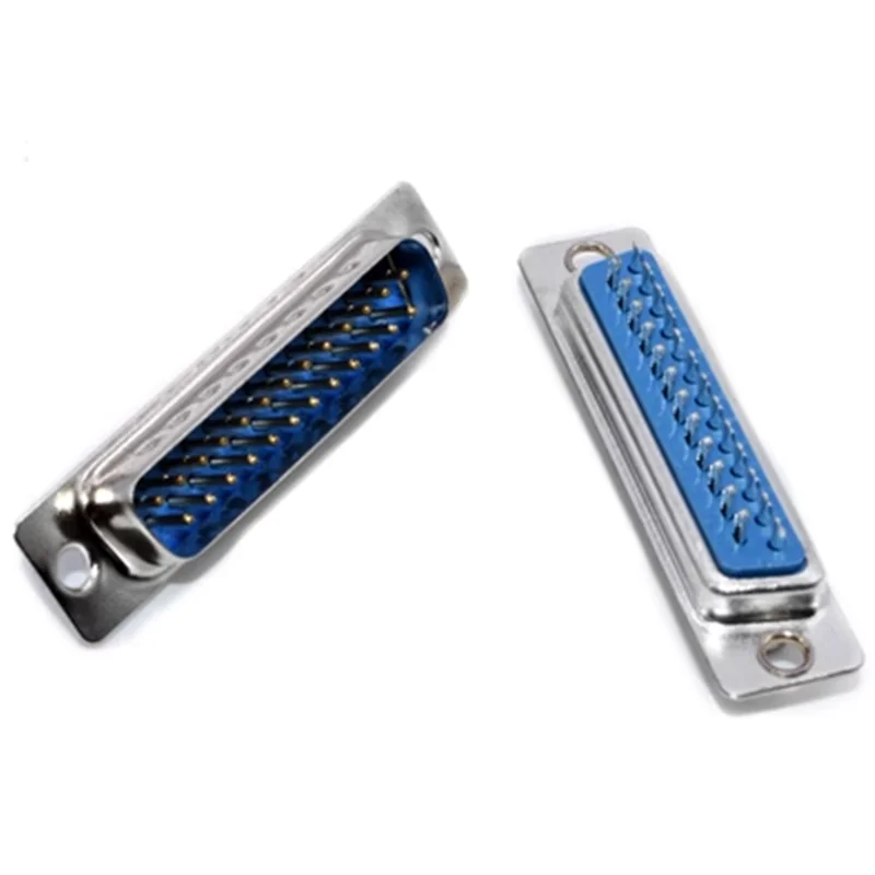 5 Pz Db25 Foro/Pin Femmina/Maschio Connettore Saldato Presa Porta Seriale Rs232 Adattatore Db D-Sub 25 Pin