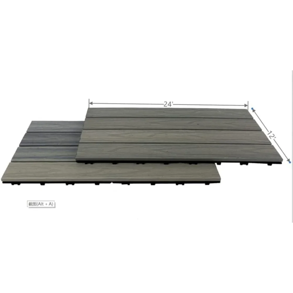 Patio Deck Tiles DIY Interlocking Outdoor Flooring 10PCs