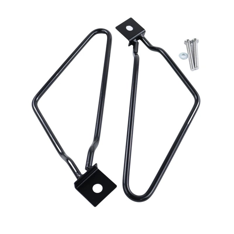 Motorcycle Accessories Retro Saddlebag Support Guard Bars Side Box Mounts Brackets For Harley Sportster XL R Lron 883 1200 48 72
