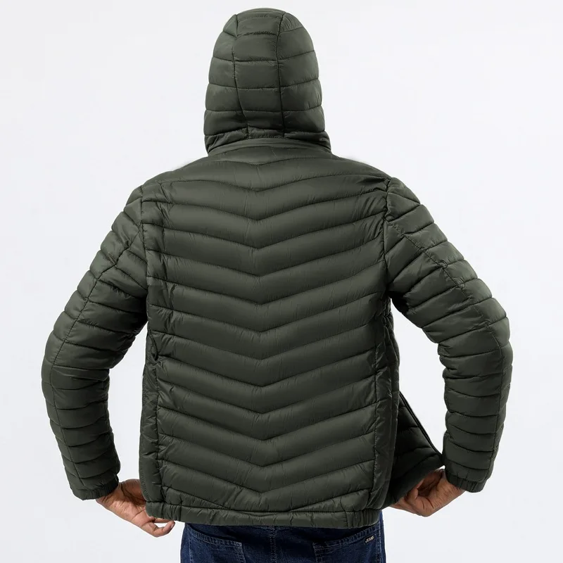 Men's Down Cotton Padded Jacket For Winter Short Coats Man 2022 Warm Clothes Padded Jumper Men Coat