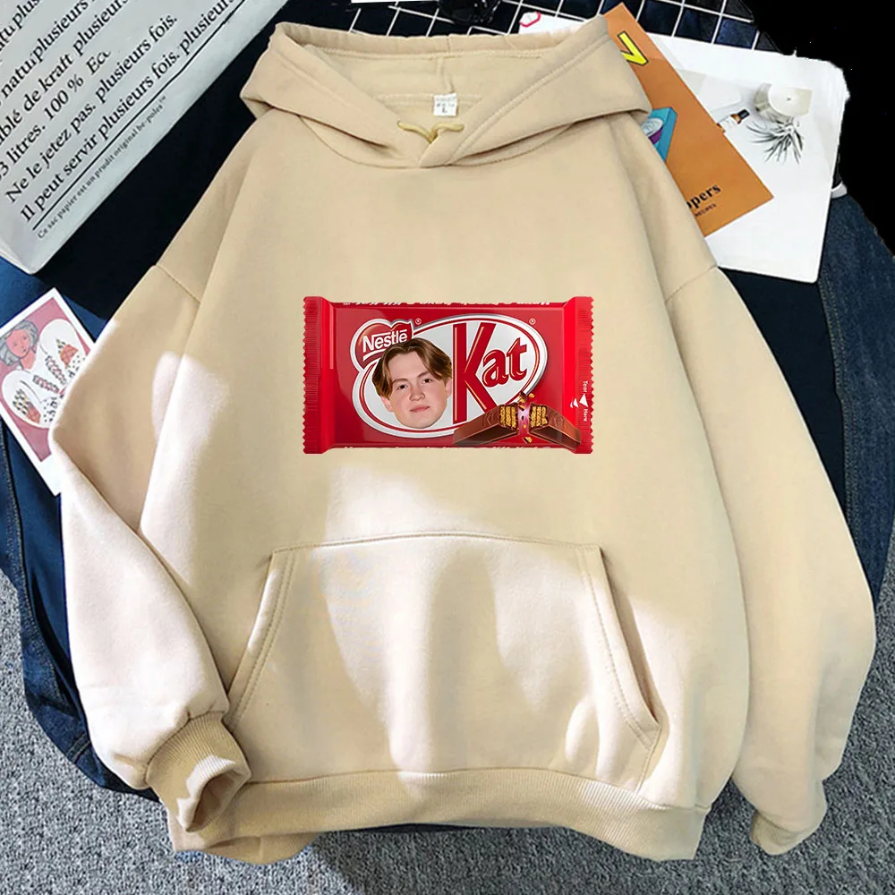 

Fashion Kit Connor Print Hoodie Women's Sweatshirts Long Sleeved Pullover Aesthetic Men Clothing Y2k Sudadera Unsiex Male/Female