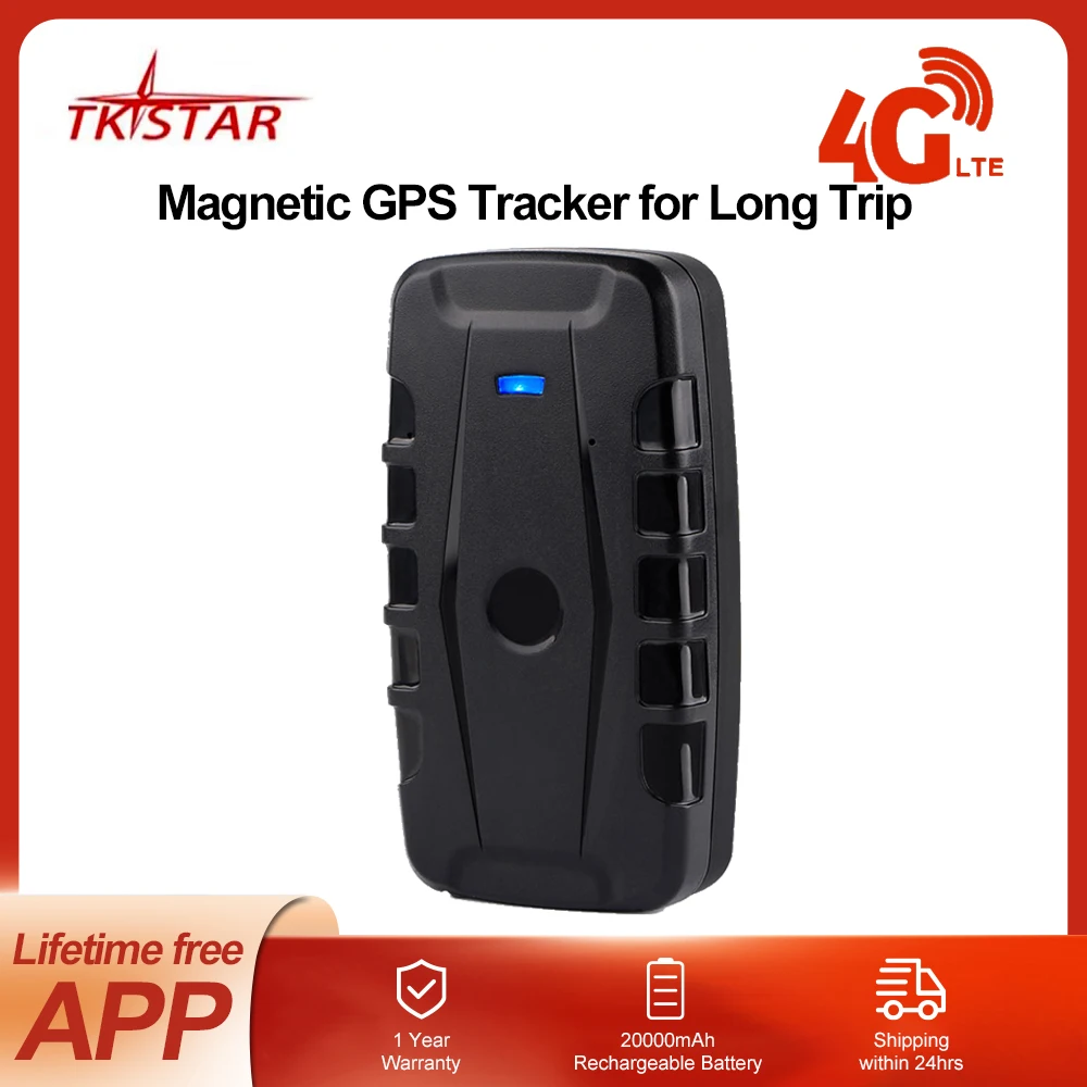 TKSTAR TK918 4G 자동차 GPS 트래커 자기 차량 GPRS 로케이터 ..