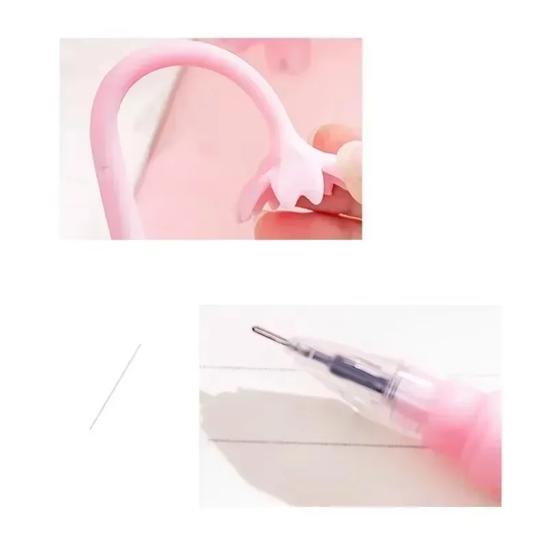 10Pcs Beautiful Sakura Neutral Pen Cute Pink Flower Signature Pen Student Stationery Office Stationery Creative Sakura Water Pen