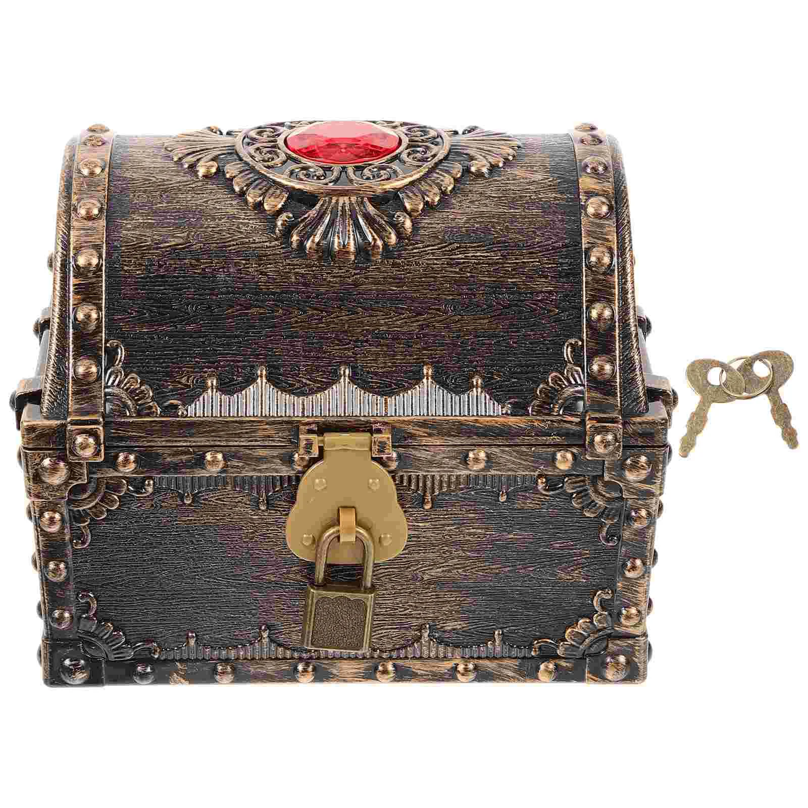 

Small Treasure Box Pirate Chest Vintage Treasure Box Small Treasure Chest with Lock and Key
