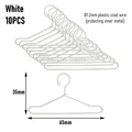 65mm White 10PCS