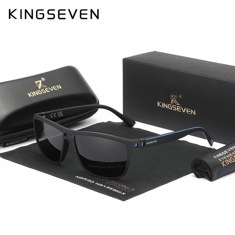 Fashion Sunglasses KINGSEVEN New Design Sunglasses Men Women Driving Eye Protect UV400 Polarized Glasses Anti-slip High Quality TR90 Eyewear