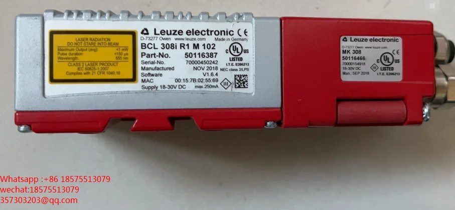 

Для кодового сканера LEUZE BCL308iR1M102 50116466. Новинка