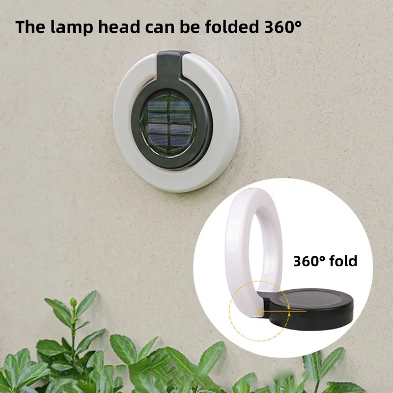 Outdoorové solární LED sad světel vodotěsný externí solární napájené lampa patio šermovat trávník krok balkon sluneční záře ulice světel