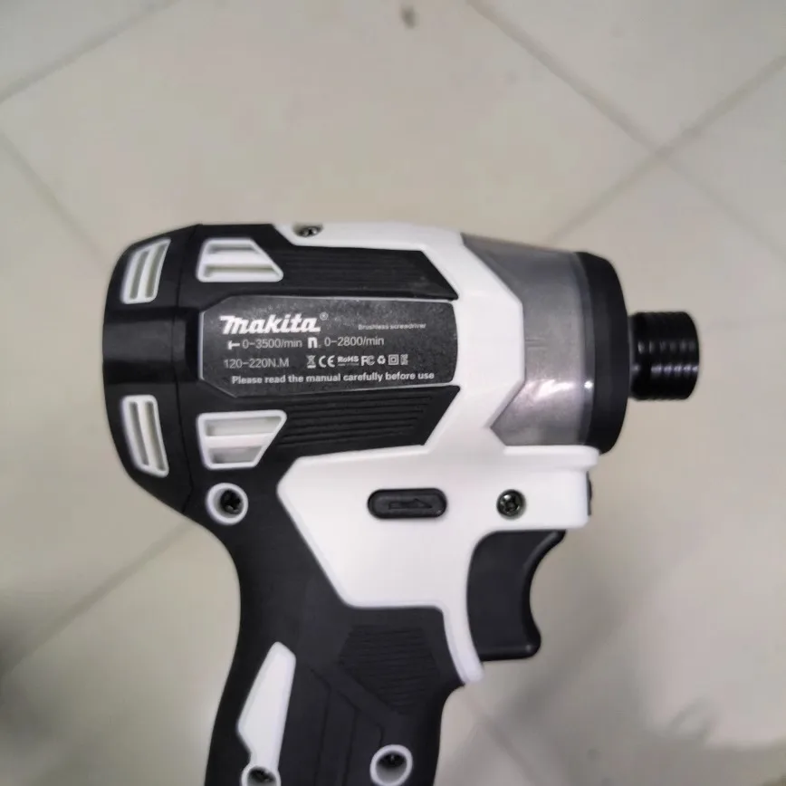 Makita DTD173 black and white brushless screwdriver, rechargeable electric screwdriver, auto repair impact screwdriver 4