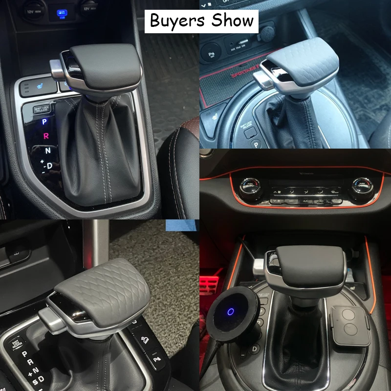 Automatic Upgrade Gear Shift Knob Carbon Fibre For Hyundai Ix35 Ix25 Mistra Kia K3/4/5/7