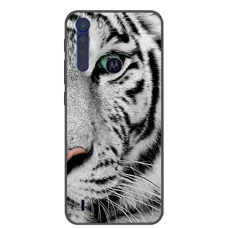 Fashionable Cool Soft Silicone Cover for Motorola One Fusion+ Phone